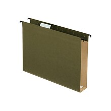 Pendaflex SureHook Reinforced Hanging File Folders, Extra Capacity, Letter Size, Standard Green, 20/