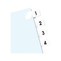 Redi-Tag® Numerical Tabs, White, 1 Wide, 104 Tabs per Pack (31001)