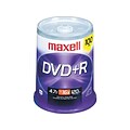 Maxell 639016 16x DVD+R, Silver, 100/Pack