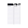 Ampad To-Do Notepad, 5 x 8, Wide Ruled, Assorted Colors, 50 Sheets/Pad (20-001)