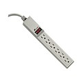 Fellowes 6 Outlet Power Strip, Platinum (99000)