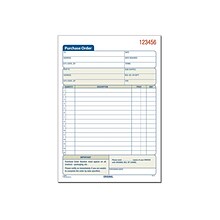 Adams 2-Part Carbonless Purchase Requisitions, 8.44L x 5.56W, 50 Sets/Book, 10/Box (DC5831-10)