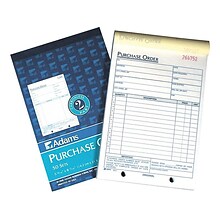 Adams 2-Part Carbonless Purchase Requisitions, 8.44L x 5.56W, 50 Sets/Book, 10/Box (DC5831-10)