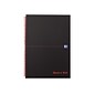 Black N' Red Professional Notebooks, 4.75" x 6", Wide Ruled, 70 Sheets, Black (JDKF67010)
