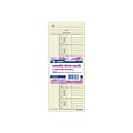 Adams Time Cards for Acroprint 125, ES700, ES900, ESP180 Time Clock, 200/Pack (ABF 9660-200)