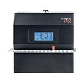 Pyramid Punch Card Time Clock System, Black (3700)