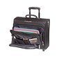 Solo New York Midtown Collection Columbus Laptop Rolling Briefcase, Black Polyester (B64-4)