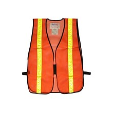 PIP Hook & Loop Safety Vest, Non-ANSI, One Size, Hi-Vis Orange (300-EVOR-POR)