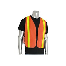 PIP Hook & Loop Safety Vest, Non-ANSI, One Size, Hi-Vis Orange (300-EVOR-POR)