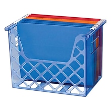 OfficeMate Glacier Desk Top File Organizer, Blue (23221)