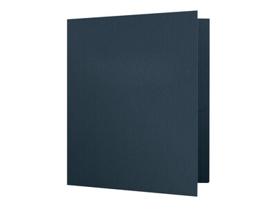 Oxford Twin Portfolio Folders, Dark Blue, 25/Box (OXF 57538)