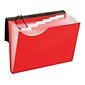 Globe-Weis Expanding File, Letter Size, 7-Pocket, Multicolor (PFX 67440RED)