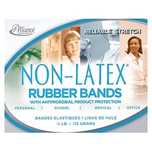 Alliance Non-Latex Multi-Purpose Rubber Bands, #64, 0.25 Lb. Box, 95/Box (42649)