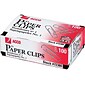 ACCO Economy #1 Paper Clips, Silver, 100/Box (A7072380)