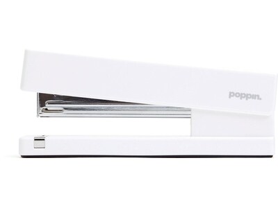 Poppin Stapler, 20 Sheet Capacity, White (100152)