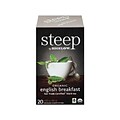 Steep English Breakfast Tea Bags, 20/Box (17701)