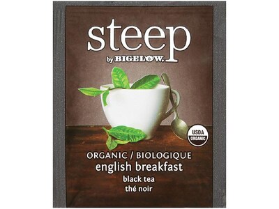 Steep English Breakfast Tea Bags, 20/Box (17701)
