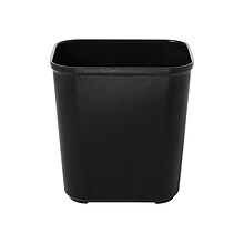 Rubbermaid Fire Resistant Indoor Trash Can w/ No Lid, Black, 7 Gal. (FG254300BLA)