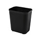 Rubbermaid Fire Resistant Indoor Trash Can w/ No Lid, Black, 7 Gal. (FG254300BLA)