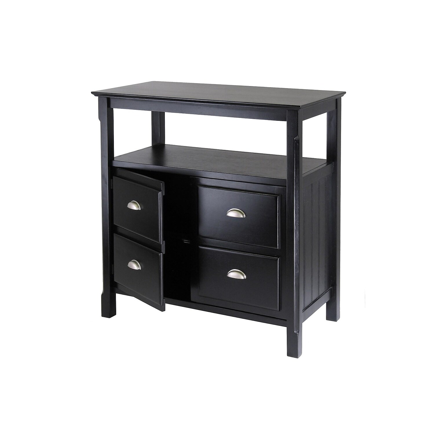 Winsome Timber 36W Buffet, Black, Each (20236)