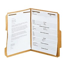 Pendaflex Card Stock Classification Folders, 1/3-Cut Tab, Letter Size, Manila, 50/Box (PFX FM213)