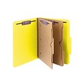 Smead Pressboard Classification Folders with SafeSHIELD Fasteners, 2 Expansion, Letter Size, 2 Divi