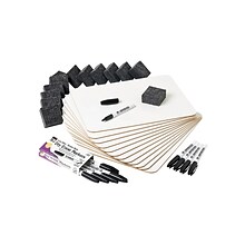 CLN Class Pack Masonite Dry-Erase Whiteboards, 9 x 12, 12/Set (CHL35036)