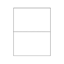 Printworks® Professional 8.5 x 11 Perforated Paper, 24 lbs., 92 Brightness, 2500 Sheets/Carton (04