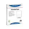 Printworks® Professional 8.5 x 11 Perforated Paper, 20 lbs., 92 Brightness, 2500 Sheets/Carton (04