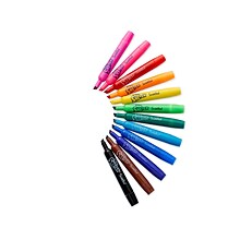 Mr. Sketch Scented Water Based Markers, Chisel, Assorted Colors, 12/Pack (1905069)