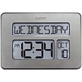 La Crosse Technology Atomic Wall/Table Clock, Metal, 7.5H x 9.75W x 1D (C86279)