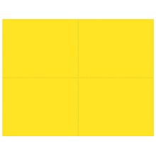 Great Papers 4-Up Matte Postcards, 5.5 x 4.25, Bright Yellow, 200/Pack (951840)