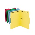 Smead Fastener File Folders, 2 Fasteners, Reinforced 1/3-Cut Tab, Letter Size, Assorted Colors, 50/B