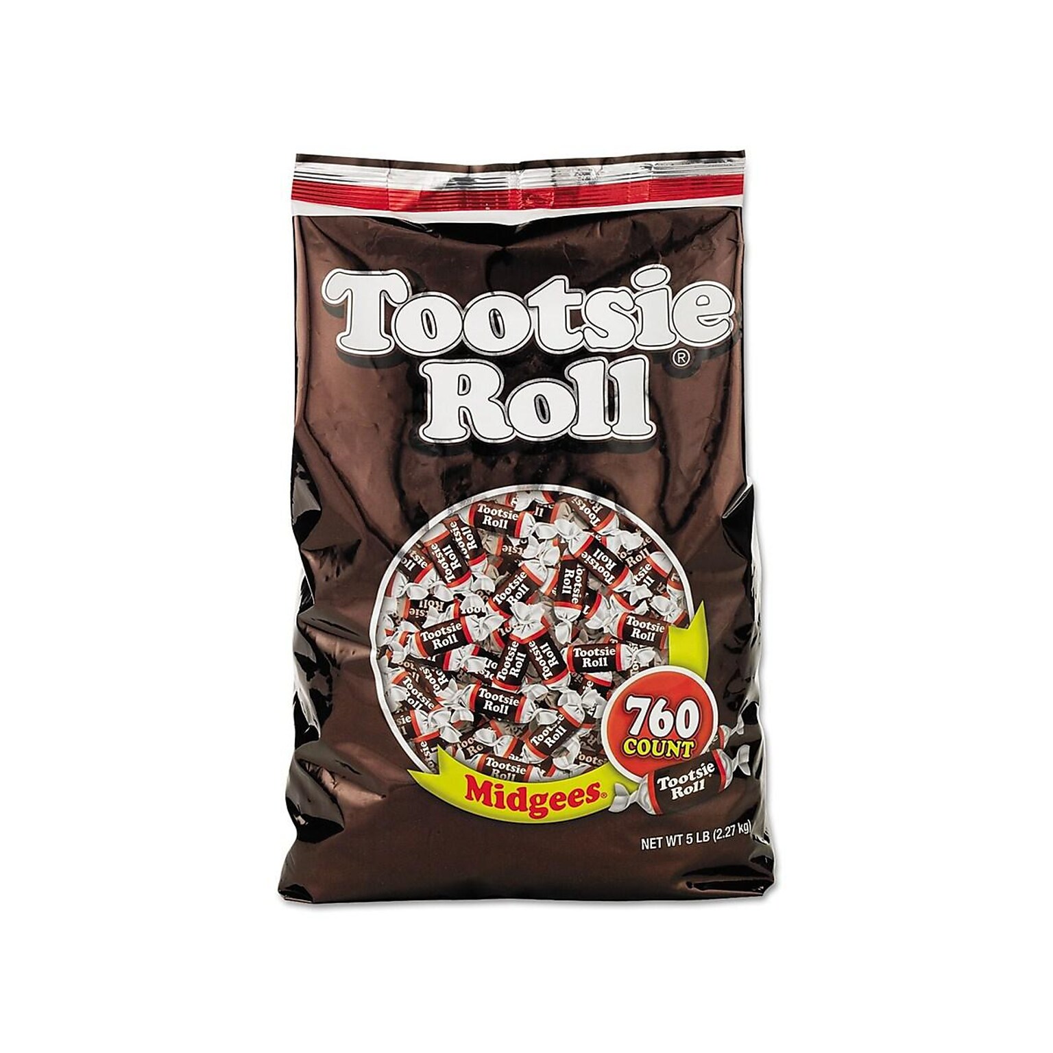 Tootsie Roll Chocolate Midgees Chewy, 5 lbs. (TOO09877)