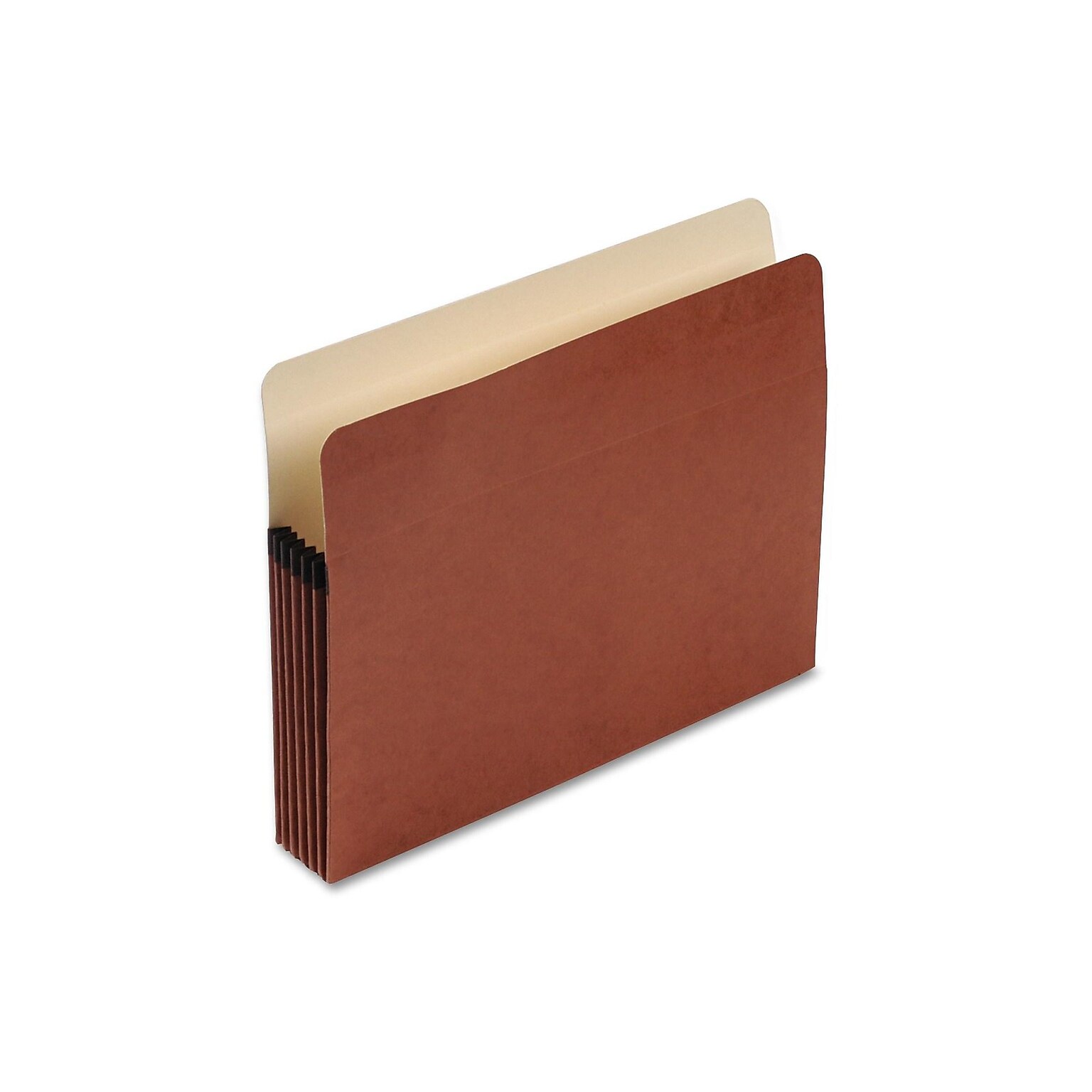 Pendaflex 30% Recycled Reinforced File Pocket, 5 1/4 Expansion, Letter Size, Brown, 50/Carton (S34G)