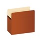 Pendaflex 30% Recycled Reinforced File Pocket, 5 1/4" Expansion, Letter Size, Brown, 50/Carton (S34G)