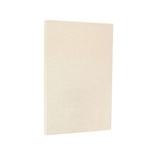 JAM Paper Ivory Cardstock 65 lb. Cardstock Paper, 8.5 x 14, Natural Parchment, 250 Sheets/Pack (96