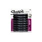 Sharpie Flip Chart Permanent Markers, Bullet Tip, Black, 8/Pack (1760445)