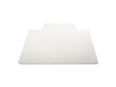 Deflect-O DuraMat Carpet Chair Mat with Lip, 36 x 48, Low-Pile, Clear (CM13113)