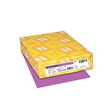 Astrobrights 65 lb. Cardstock Paper, 8.5 x 11, Planetary Purple, 250 Sheets/Pack (22871)