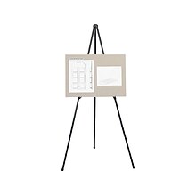 Quartet Heavy-Duty Instant Easel Display Easel, 63, Black Metal (27E)