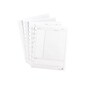 Staples® Arc Notebook System Premium Refill Paper, 8.5" x 11", 50 Sheets, Narrow Ruled, White (19992)