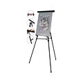 MasterVision Lightweight Display Easel, 63, Black Aluminum (FLX09101MV)