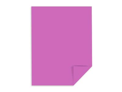 Astrobrights 65 lb. Cardstock Paper, 8.5 x 11, Outrageous Orchid, 250 Sheets/Pack (WAU21951)
