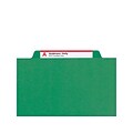 Smead Pressboard Classification Folders with SafeSHIELD Fasteners, 2 Expansion, Letter Size, 1 Divi