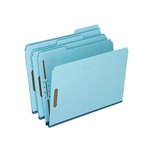 Pendaflex Heavy-Duty Classification Folders, Letter Size, Light Blue, 25/Box (PFX FP213)