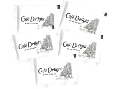 Cafe Delight Sugar, 1000 Packets/Carton (SUG45470)