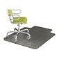 Deflect-O DuraMat Carpet Chair Mat with Lip, 46" x 60'', Low-Pile, Clear (CM13433F)