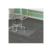 Deflect-O SuperMat Carpet Chair Mat, 46 x 60, Medium-Pile, Clear (CM14443F)