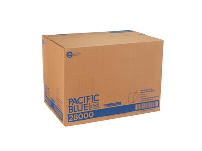 Pacific Blue Select Premium Hardwound Paper Towels, 2-ply, 350 ft./Roll, 12 Rolls/Carton (28000)